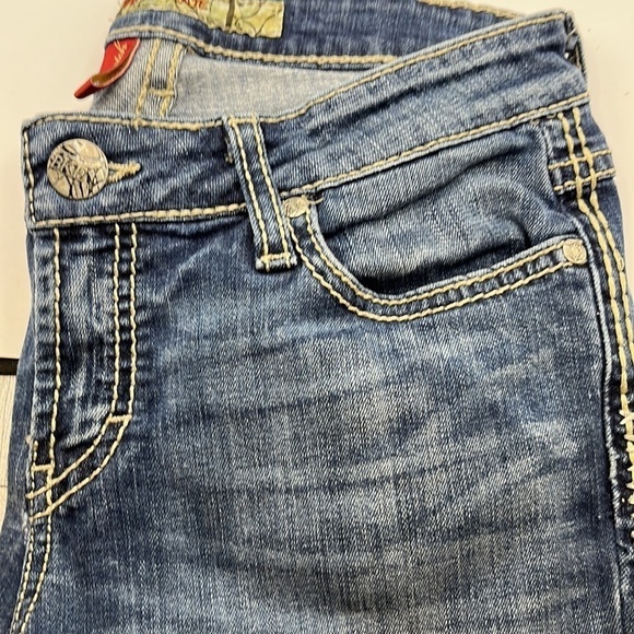 BKE Denim Kate Capri Stretch Mid Rise Size 27 - Picture 14 of 16